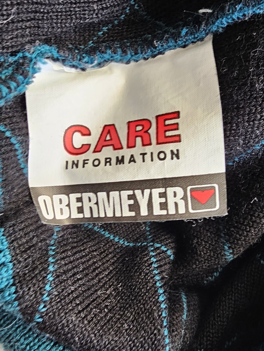 Obermeyer Vintage 90s Wool Blend Ski Sweater Womens S Rare Alpine Gorpcore Knit - Picture 5 of 7
